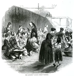 Die Lambeth Ragged School, Illustration aus 